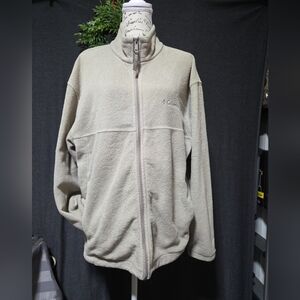 Columbia Light Gray Fleece Jacket